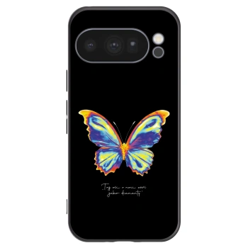Picasee Μαύρη θήκη σιλικόνης για Google Pixel 10 Pro - Diamanty Black