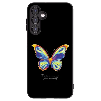 Picasee Μαύρη θήκη σιλικόνης για Samsung Galaxy A16 4G - Diamanty Black