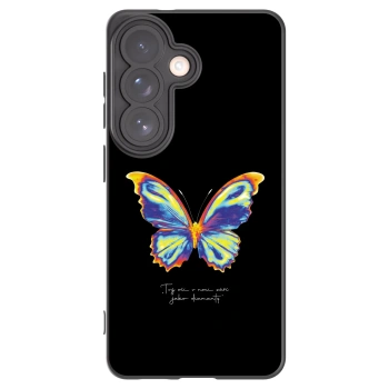 Picasee Μαύρη θήκη σιλικόνης για Samsung Galaxy S26 - Diamanty Black