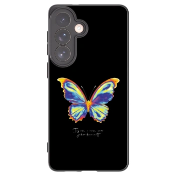 Picasee Μαύρη θήκη σιλικόνης για Samsung Galaxy S26+ - Diamanty Black