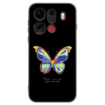 Picasee Μαύρη θήκη σιλικόνης για OPPO Find X9 Pro - Diamanty Black
