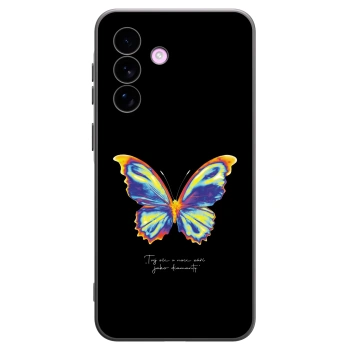 Picasee Μαύρη θήκη σιλικόνης για Samsung Galaxy A57 5G - Diamanty Black