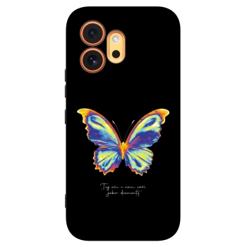 Picasee Μαύρη θήκη σιλικόνης για Honor 600 - Diamanty Black