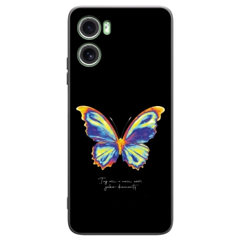 Picasee Μαύρη θήκη σιλικόνης για Motorola Moto G06 - Diamanty Black