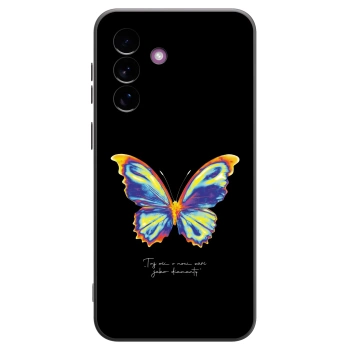 Picasee Μαύρη θήκη σιλικόνης για Samsung Galaxy A37 - Diamanty Black