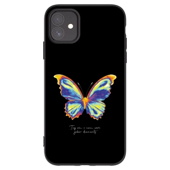Picasee Μαύρη θήκη σιλικόνης για Apple iPhone 11 - Diamanty Black