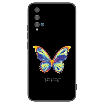 Picasee Μαύρη θήκη σιλικόνης για Huawei Nova 5T - Diamanty Black