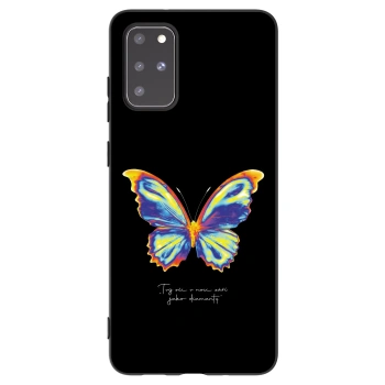 Picasee Μαύρη θήκη σιλικόνης για Samsung Galaxy S20+ G985F - Diamanty Black