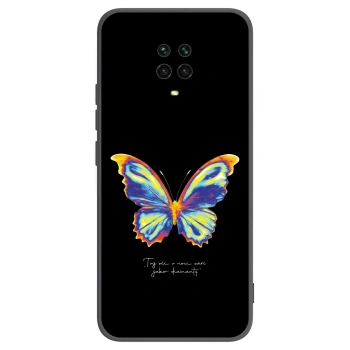 Picasee Μαύρη θήκη σιλικόνης για Xiaomi Redmi Note 9 Pro - Diamanty Black