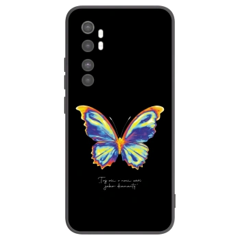 Picasee Μαύρη θήκη σιλικόνης για Xiaomi Mi Note 10 Lite - Diamanty Black