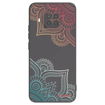 Picasee Μαύρη θήκη σιλικόνης για Xiaomi Mi 10T Lite - Flowers pattern