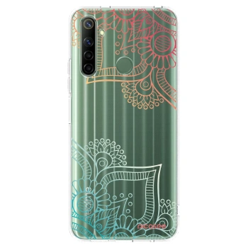 Picasee διαφανής θήκη σιλικόνης Realme 6i - Flowers pattern