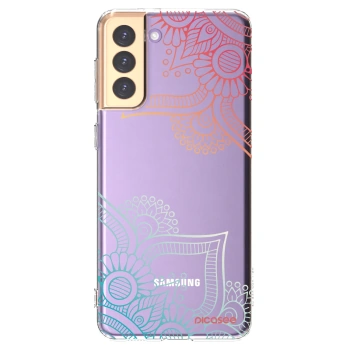 Picasee διαφανής θήκη σιλικόνης Samsung Galaxy S21+ 5G G996F - Flowers pattern
