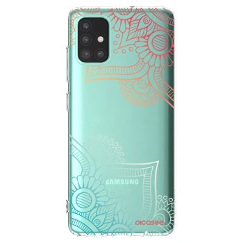 Picasee διαφανής θήκη σιλικόνης Samsung Galaxy M31s - Flowers pattern