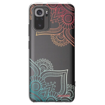 Picasee διαφανής θήκη σιλικόνης Xiaomi Redmi Note 10 - Flowers pattern