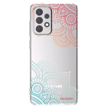Picasee διαφανής θήκη σιλικόνης Samsung Galaxy A52 5G A525F - Flowers pattern