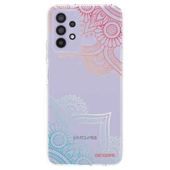 Picasee διαφανής θήκη σιλικόνης Samsung Galaxy A32 4G SM-A325F - Flowers pattern