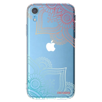 Picasee διαφανής θήκη σιλικόνης Apple iPhone XR - Flowers pattern