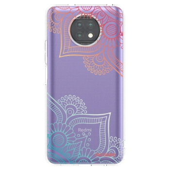 Picasee διαφανής θήκη σιλικόνης Xiaomi Redmi Note 9T - Flowers pattern