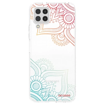 Picasee διαφανής θήκη σιλικόνης Samsung Galaxy A22 A225F 4G - Flowers pattern