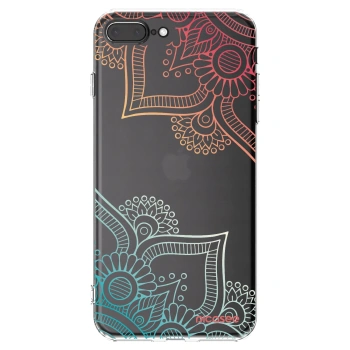 Picasee διαφανής θήκη σιλικόνης Apple iPhone 7 Plus - Flowers pattern