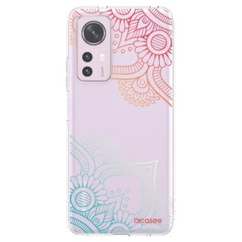 Picasee διαφανής θήκη σιλικόνης Xiaomi 12 - Flowers pattern