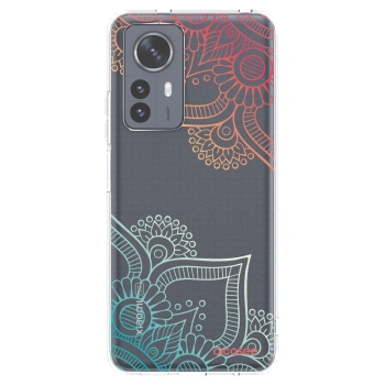 Picasee διαφανής θήκη σιλικόνης Xiaomi 12 Pro - Flowers pattern