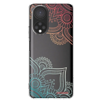 Picasee διαφανής θήκη σιλικόνης Honor X7 - Flowers pattern