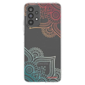 Picasee διαφανής θήκη σιλικόνης Samsung Galaxy A73 5G - Flowers pattern