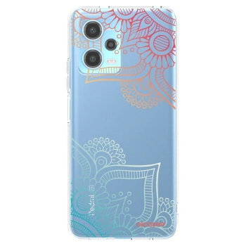 Picasee διαφανής θήκη σιλικόνης Xiaomi Redmi Note 12 5G - Flowers pattern