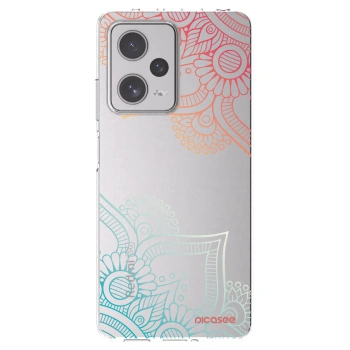 Picasee διαφανής θήκη σιλικόνης Xiaomi Redmi Note 12 Pro+ 5G - Flowers pattern