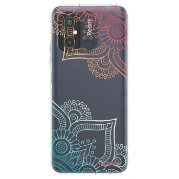 Picasee διαφανής θήκη σιλικόνης Xiaomi Redmi 12C - Flowers pattern