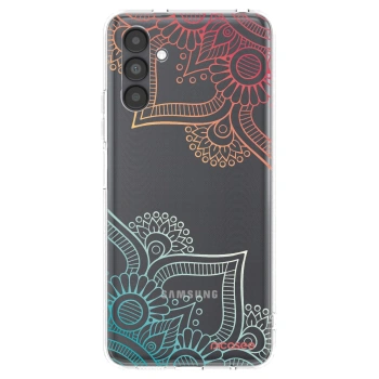 Picasee διαφανής θήκη σιλικόνης Samsung Galaxy A04s A047F - Flowers pattern