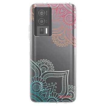 Picasee διαφανής θήκη σιλικόνης Xiaomi Poco F5 Pro 5G - Flowers pattern