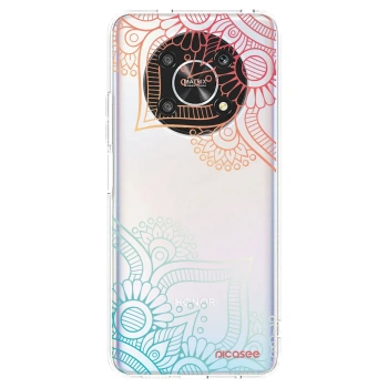 Picasee διαφανής θήκη σιλικόνης Honor Magic4 Lite 5G - Flowers pattern