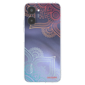 Picasee διαφανής θήκη σιλικόνης Realme 10 4G - Flowers pattern