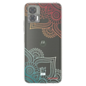 Picasee διαφανής θήκη σιλικόνης Motorola Edge 30 Neo - Flowers pattern