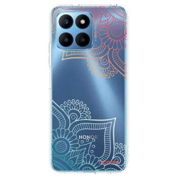 Picasee διαφανής θήκη σιλικόνης Honor 70 Lite - Flowers pattern