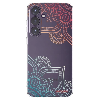 Picasee διαφανής θήκη σιλικόνης Samsung Galaxy S24+ S926B 5G - Flowers pattern