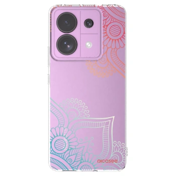 Picasee διαφανής θήκη σιλικόνης Xiaomi Redmi Note 13 Pro 5G - Flowers pattern