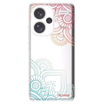 Picasee διαφανής θήκη σιλικόνης Xiaomi Redmi Note 13 Pro+ 5G - Flowers pattern