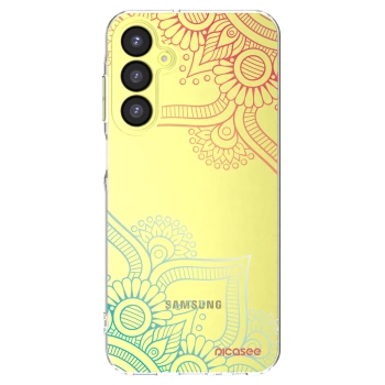 Picasee διαφανής θήκη σιλικόνης Samsung Galaxy A25 A256B 5G - Flowers pattern