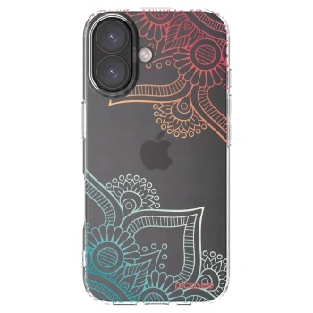 Picasee διαφανής θήκη σιλικόνης Apple iPhone 16 - Flowers pattern