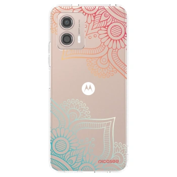 Picasee διαφανής θήκη σιλικόνης Motorola Moto G53 5G - Flowers pattern