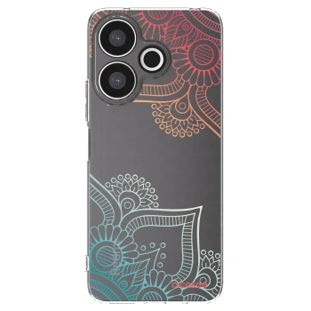 Picasee διαφανής θήκη σιλικόνης Xiaomi Redmi 13 4G - Flowers pattern