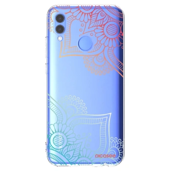 Picasee διαφανής θήκη σιλικόνης Huawei P Smart 2019 - Flowers pattern