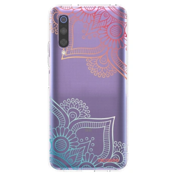 Picasee διαφανής θήκη σιλικόνης Xiaomi Mi 9 - Flowers pattern