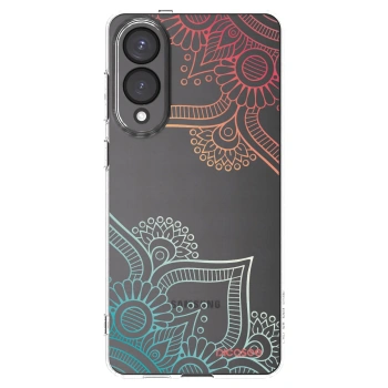 Picasee διαφανής θήκη σιλικόνης Samsung Galaxy S25 Edge 5G - Flowers pattern