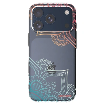 Picasee διαφανής θήκη σιλικόνης Apple iPhone 17 Pro - Flowers pattern