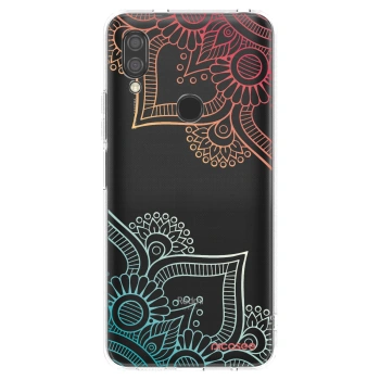 Picasee διαφανής θήκη σιλικόνης Xiaomi Redmi 7 - Flowers pattern